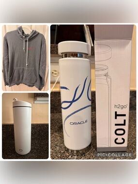 Oracle bundle (water bottle, travel mug, sweatshirt)